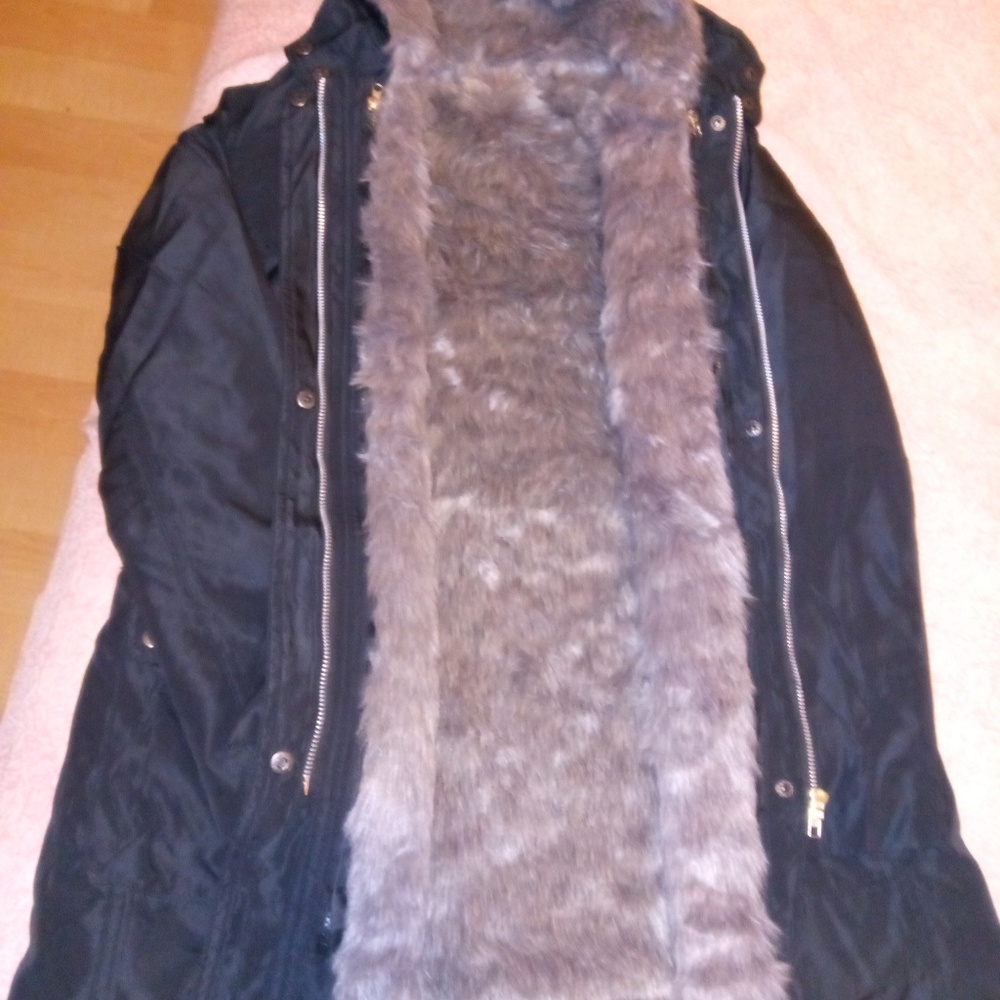 Women's Faux Fur Hoodie